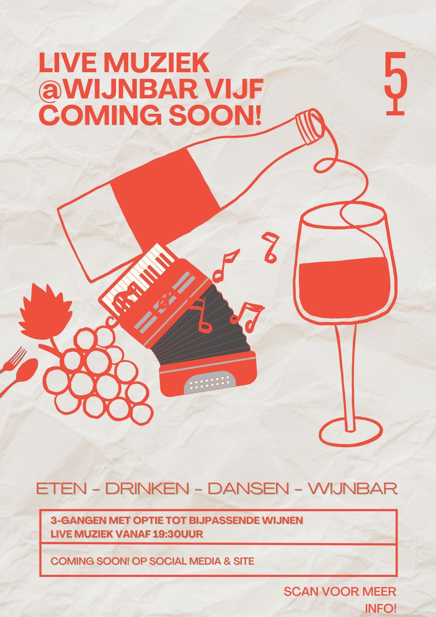 Green and White Illustrated Natural Wine Fest Flyer (1)